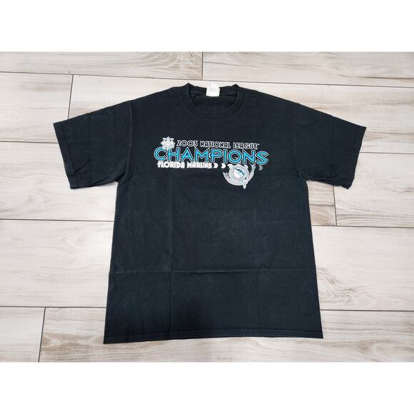 Florida Marlins Vtg Shirt MLB Majestic Men’s Large 2003 World Series Lee sport - Picture 1 of 4